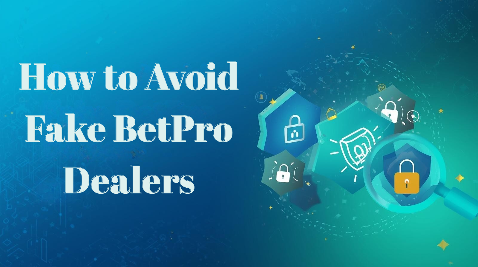 How to Avoid Fake BetPro Dealers